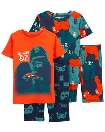 BOYS 'Ajustement Serré 4-Piece Pajama Set Carter's just one you 4 pièces Sports BOYS 'Ajustement Serré 4-Piece Pajama Set Carter's just one you 4 pièces Sports